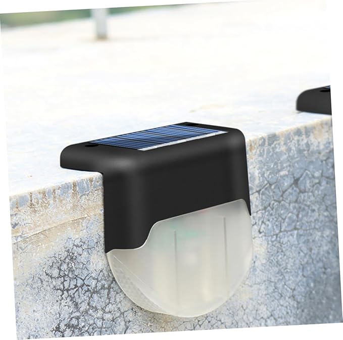 1Pc Solar Stair Light Outdoor Handrail Lamp Warm Lighting for Decks and Fences Solar Powered LED Outdoor Step | Lumora