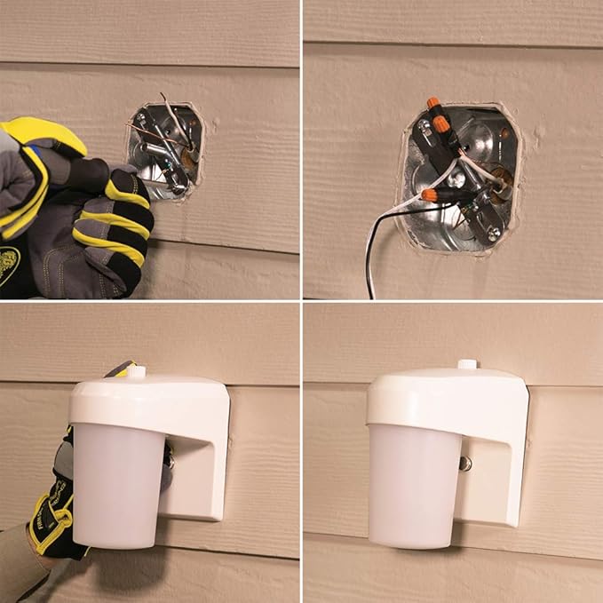 HALO All-PRO Outdoor Security FE0650LPCW LED Entry and Patio Light, White