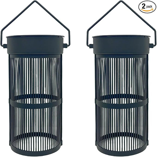 2 Pack Solar Lantern Lights, Decoration Ambient Lamp Solar Powered for Garden,Yard - Outdoor Lighting Accessory | Lumora