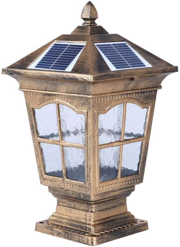 Outdoor Lamp Post Light Post Lights Outdoor,IP55 Retro Solar Outdoor Waterproof Garden Lighting Aluminum Metal | Lumora