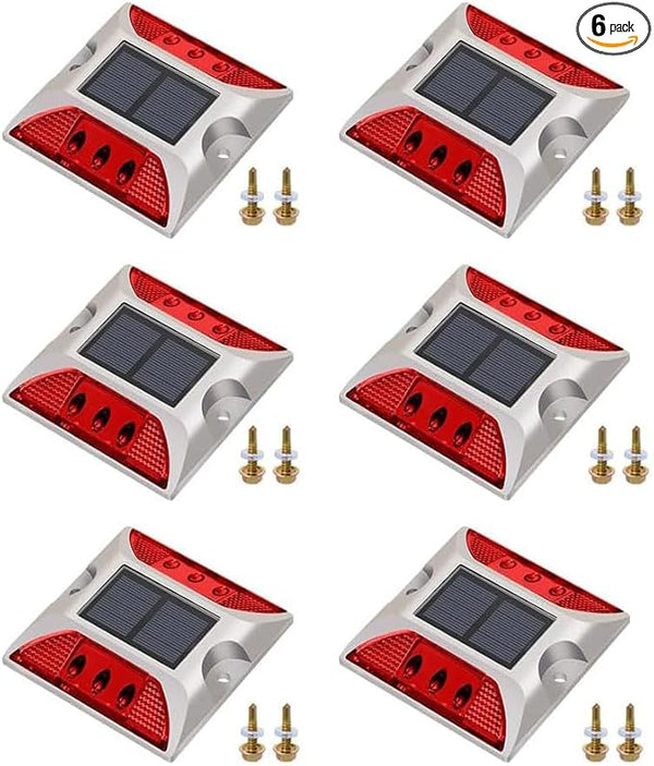 Solar Raised Pavement Marker High Brightness IP68 Waterproof Reflective Road Marker Solar Driveway Dock Lights | Lumora
