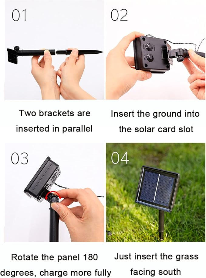 Solar String Lights Outdoor Lights LED Waterproof Sakura Tree Flower Shape 8 Functions Peach Lantern Christmas Garden Decoration Lights
