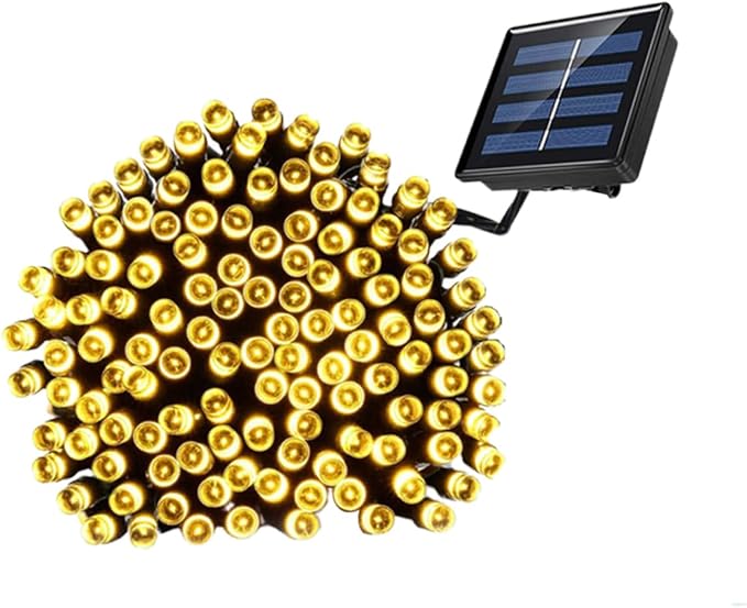 1Pc Solar LED String Lights LEDs Decorative Outdoor Lighting for Garden Patio Trees Warm White Solar Power for | Lumora