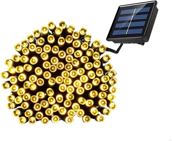 Eco-Friendly Solar Led String Lights Beads Outdoor Lighting Patio Deck Decor for Christmas Wedding Parties | Lumora