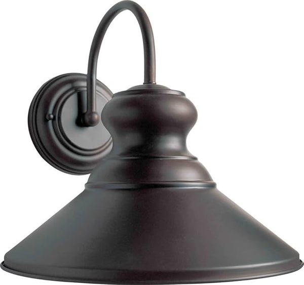 Forte Lighting 1227-01-32DS Transitional 1-Light Exterior Dark Sky Wall Mount, Antique Bronze Finish | Lumora