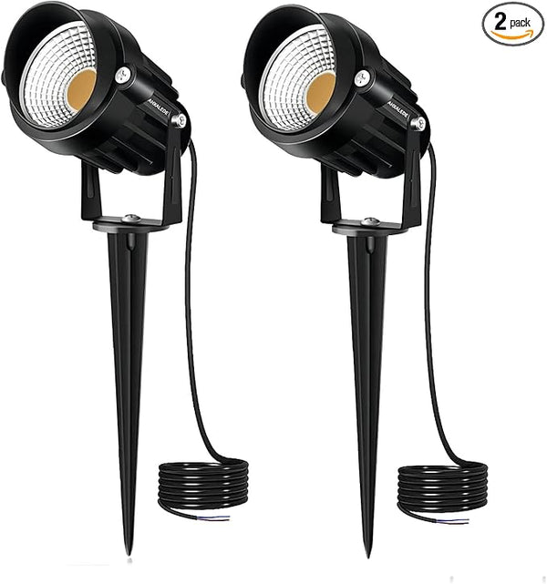 Low Voltage Landscape Lights 12 Volt LED Spotlight Outdoor Pathway Lights Wired Yard Lights Garden Lawn 10W | Lumora