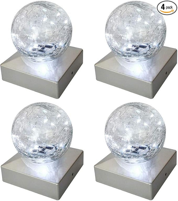SUNNYPARK Solar Post Lights - Outdoor Post Cap Light for Fence Deck or Patio Garden Decoration- Solar Powered | Lumora