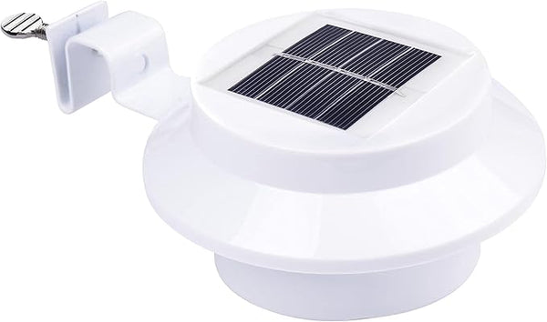 Yescom Outdoor 3 LED Solar Power Garden Gutter Light IP44 Cool White Yard Doorway Fence Lamp with Bracket | Lumora