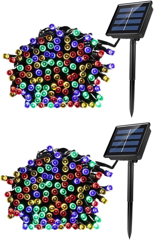 2sets Solar String Lights with Led Lights for Outdoor Patio Decoration Modes for Gardens Trees and Balconies | Lumora