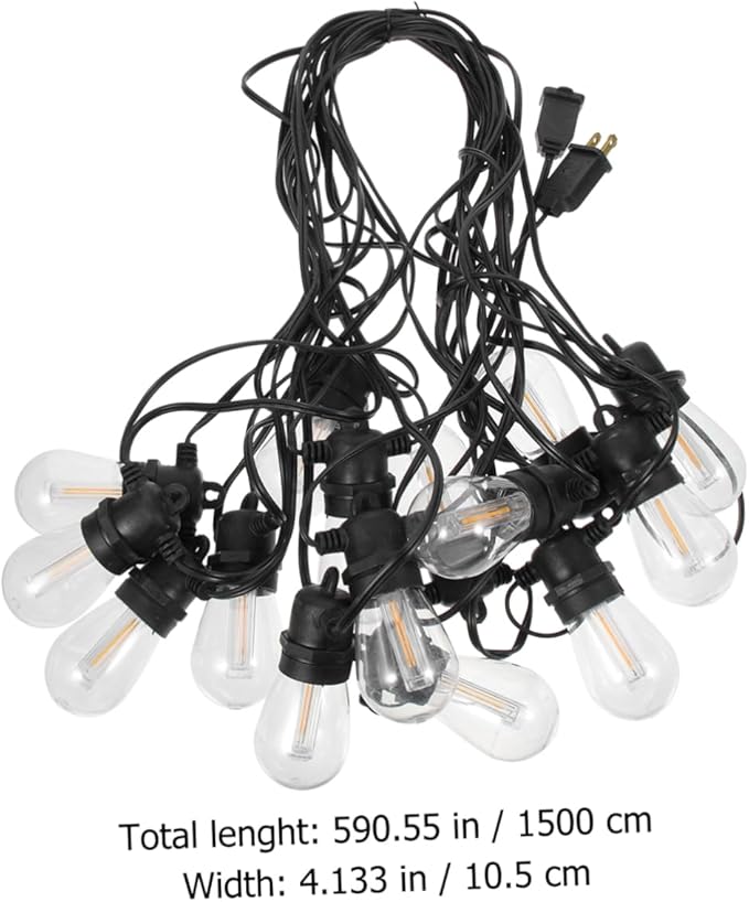 15m Led Camping String Lights Outdoor String Lamp LEDs Wear-Resistant Tent Light for Garden Patio and Festive | Lumora