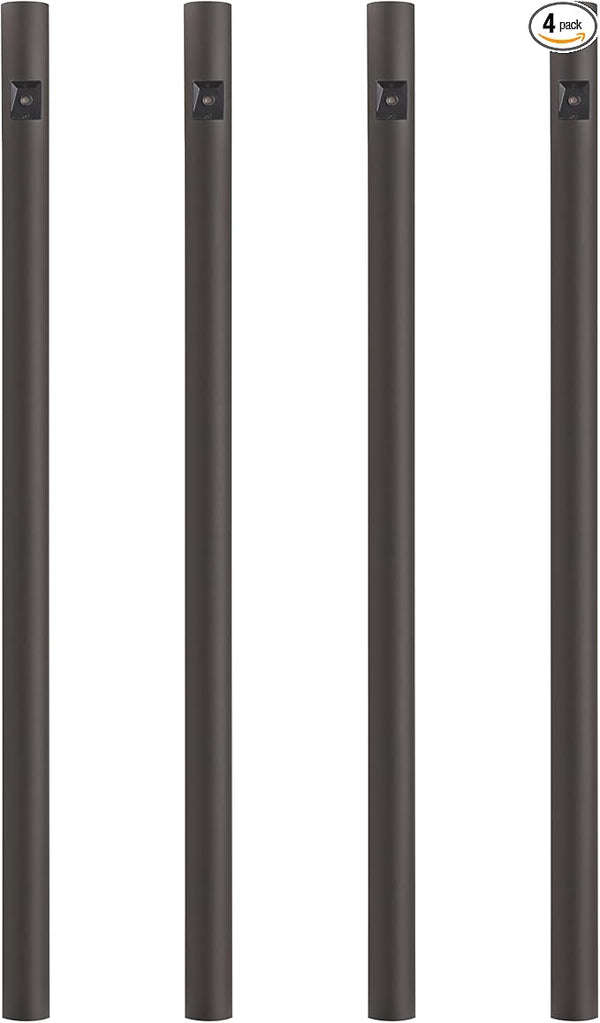 Solus 7-Foot Direct Burial Lamp Post – Aluminum Outdoor Light Pole with Dusk-to-Dawn Sensor – Fits 3" Fixtures – | Lumora