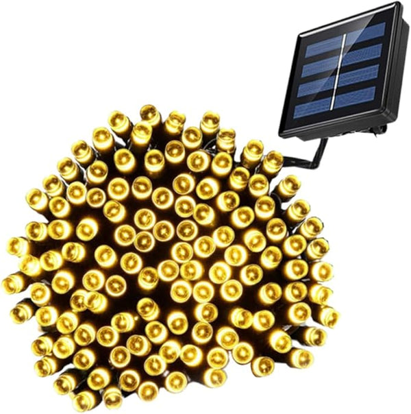 Solar LED String Lights LEDs Warm White Solar-Powered Outdoor Decorative Lighting for Garden Patio Lawn Festive | Lumora