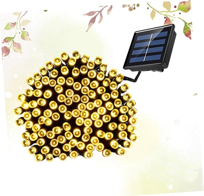 Solar LED String Lights Outdoor Decorative Lamp for Garden Patio Lawn Warm White Fairy Lighting for Weddings Parties