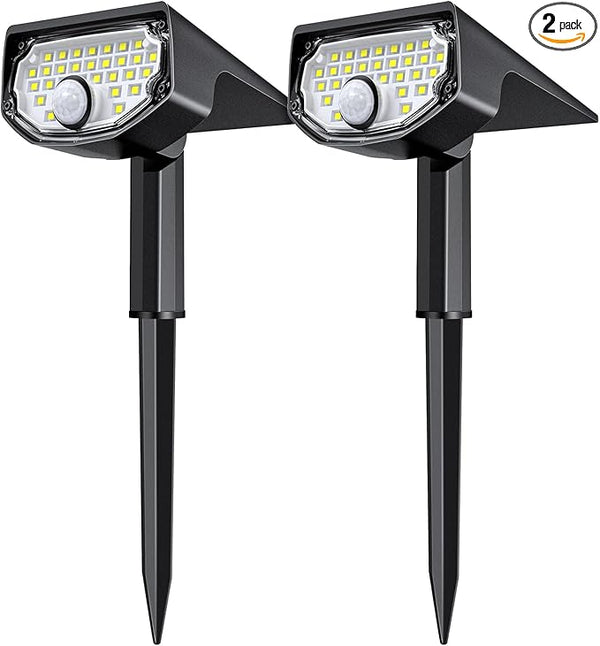 AloftSun Solar Motion Sensor Outdoor Lights,Waterproof Motion Sensor Spot Lights- 30 LED/3 Modes Solar Powered | Lumora