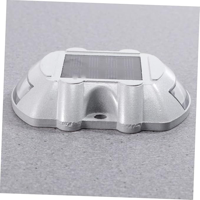 Gadpiparty 2pcs Solar Led Pathway Marker Light Dock Light for Outdoor Led Road for Garden Patio Stairs and Pathway Lighting
