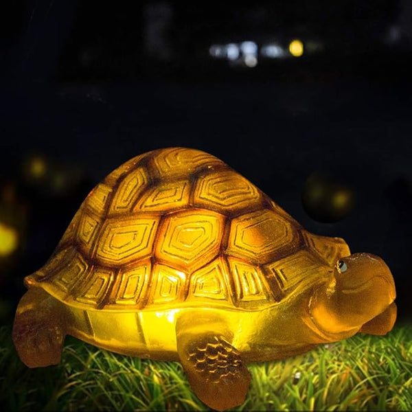 TIJNN Solar Turtle Lights Deck Decorative Lighting Statue Lawn Patio Backyard Outdoor Garden Decoration | Lumora