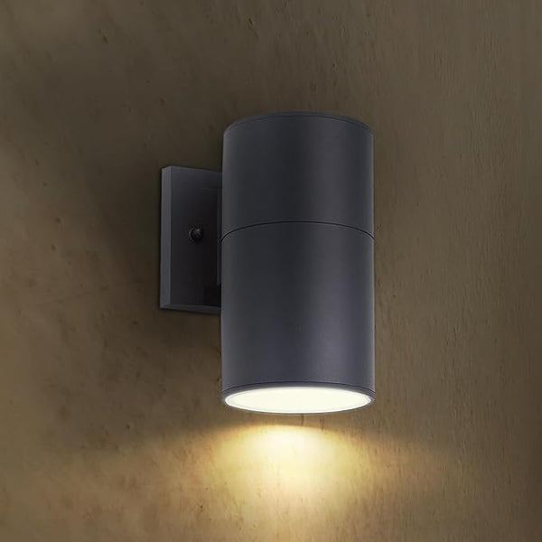 ASD 1 Light Outdoor Wall Light Fixture | 60W E26 Bulb Socket 120V ETL Cylinder Up Down Lights | | Lumora