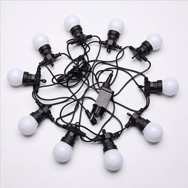 Outdoor String Lights Indoor, 66 FT LED Patio String Lights with 40 Shatterproof Edison Bulbs, Connectable | Lumora