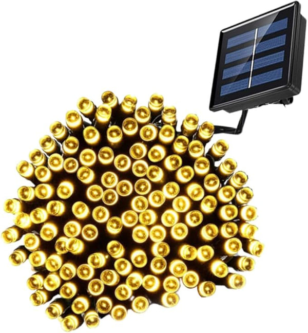 Uonlytech Solar LED String Lights Outdoor Warm White Decorative Lamps for Garden Lawn Patio Xmas Wedding Party | Lumora