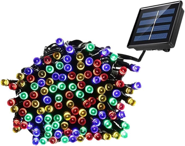 Solar Powered LED String Lights Beads Multi-Color Decorative Lamps for Garden Patio Lawn Outdoor Festive Lighting | Lumora