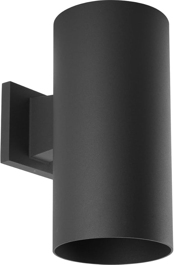 Progress Lighting 6-Inch Cylinder Outdoor Wall Sconce, 1-Light Modern Wall Mount Light, Interior and Exterior | Lumora
