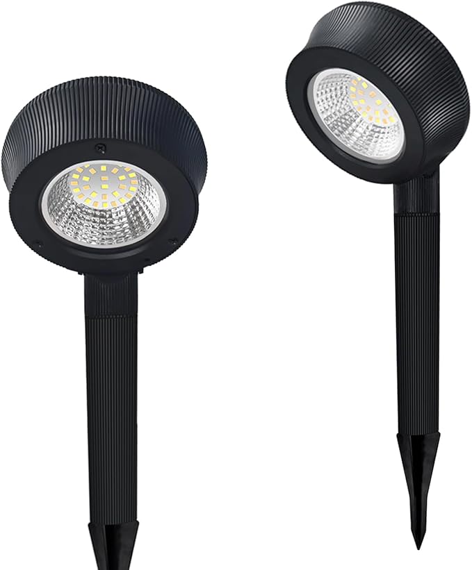 Solar Pathway Lights Outdoor, Brightest 300 lm 32 led Solar Garden Lights, Bright & Warm White LED Options | Lumora