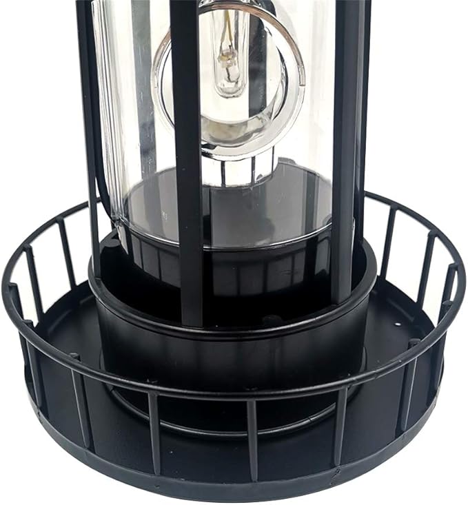 Solar Lighthouse Lamp, 360 Degree Rotating Lighthouse Light, Waterproof LED Solar Garden Landscape Lights for Lawn Patio Pond Yard Outdoor Decor