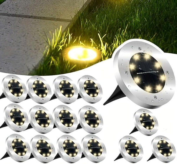 New Solar Garden Path Light (16/8/4/2), Suitable for Villa Outdoor Areas, terraces, lawns, Christmas Decorations | Lumora