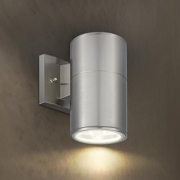 ASD 1 Light Outdoor Wall Light Fixture | 60W E26 Socket 120V ETL Cylinder Up Down Lights | LED/CFL/Incandescent | Lumora