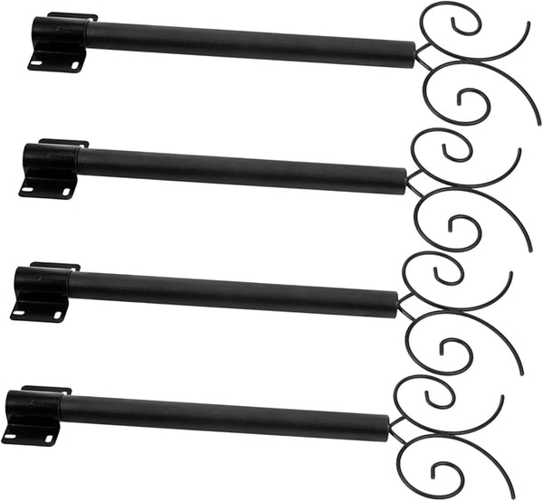 POPETPOP Outdoor Metal Light Pole Stand Bird Feeder Pole for Deck Solar String Lights | Lumora
