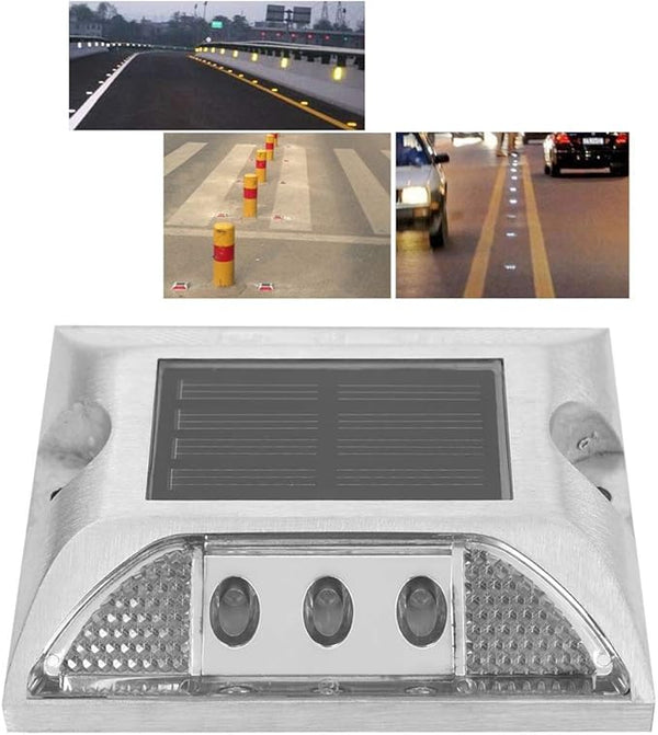 AUNMAS Ground Lights LED Solar Power Ground Marker Lights Outdoor Driveway Road Highway Spike Lamp | Lumora