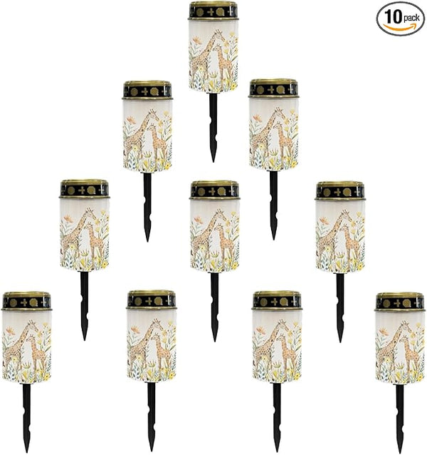 Giraffe Floral Solar Garden Lights Outdoor Solar Walkway Lights,Waterproof Solar Pathway Lights Solar Powered Fairy | Lumora