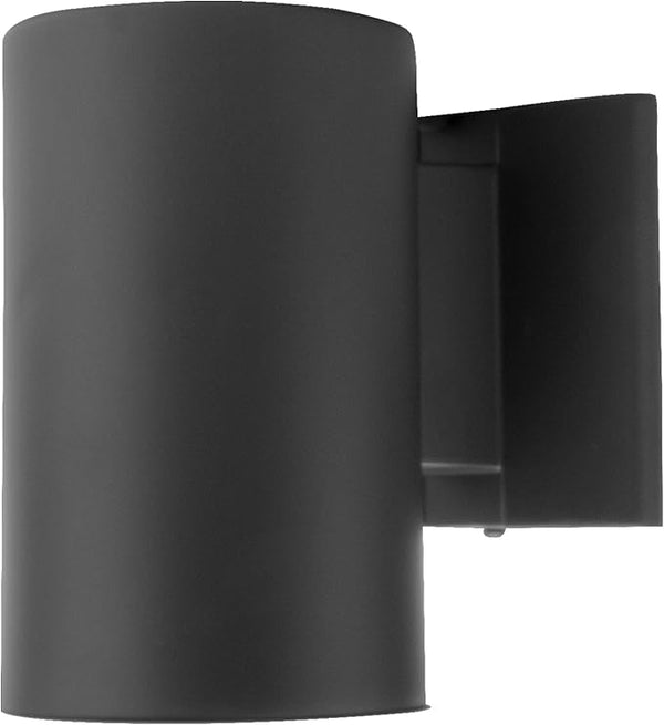 NICOR Lighting 7 inch Decorative Black Wall Mount Down Light (50101BK) | Lumora
