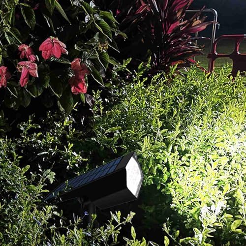 Brrnoo Lawn Spotlight Outdoor Landscape Wall Light, Landscape Spotlights Powered Garden Lighting for Patios and Yards (White &Warm White)