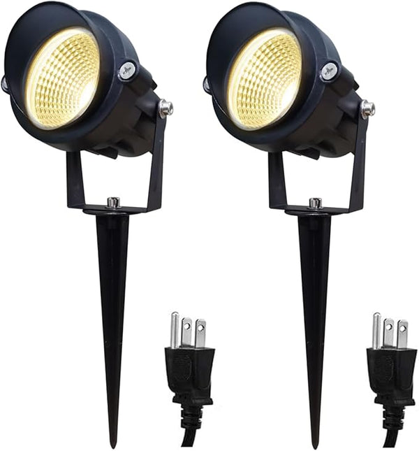 TOVEENEN LED Outdoor Landscape Spotlight 120V 12W Waterproof Spot Lights for Yard House Garden Christmas Lighting | Lumora