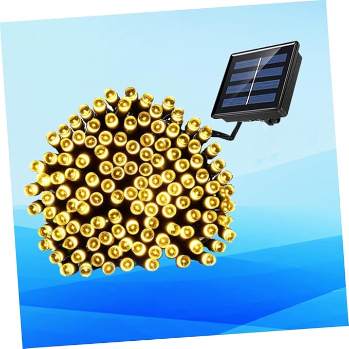 Uonlytech Solar LED String Lights Outdoor Warm White Decorative Lamps for Garden Lawn Patio Xmas Wedding Party | Lumora