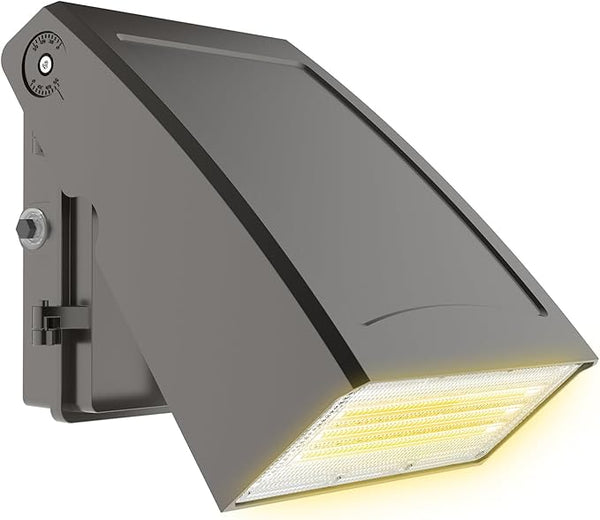 HYPERLITE LED Wall Pack Light: 40W 3000K Wall Pack Lights Outdoor with Dusk to Dawn Photocell, 5200lm ETL Listed | Lumora