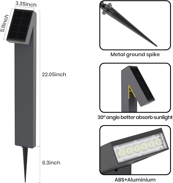 Solar Pathway Lights, Solar Wall Light