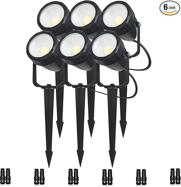Low Voltage Safety Landscape Lights Outdoor: 7W 840LM LED Landscape Lighting with Connectors & Transformer for Tree | Lumora