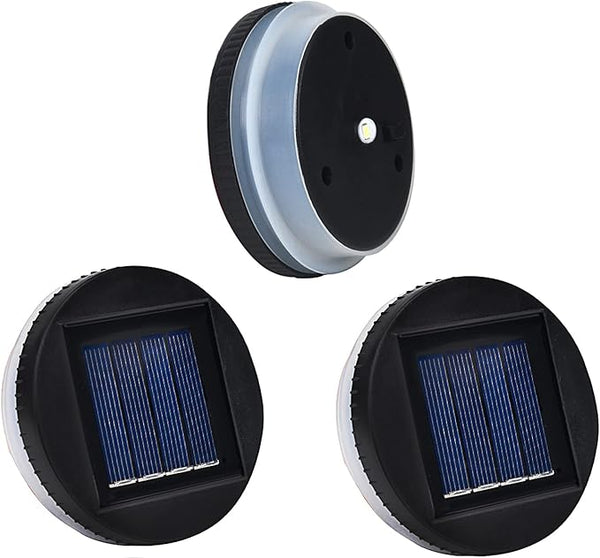 3 Pack Solar Lights Replacement Top,Solar Lantern Replacement Top Lid Lights with Replacement - Outdoor Path Light | Lumora