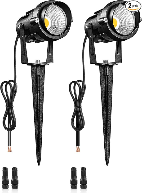 6W 700LM Low Voltage Landscape Lighting, 12V AC/DC 3000K Warm White LED Low Voltage Landscape Lights, IP65 | Lumora