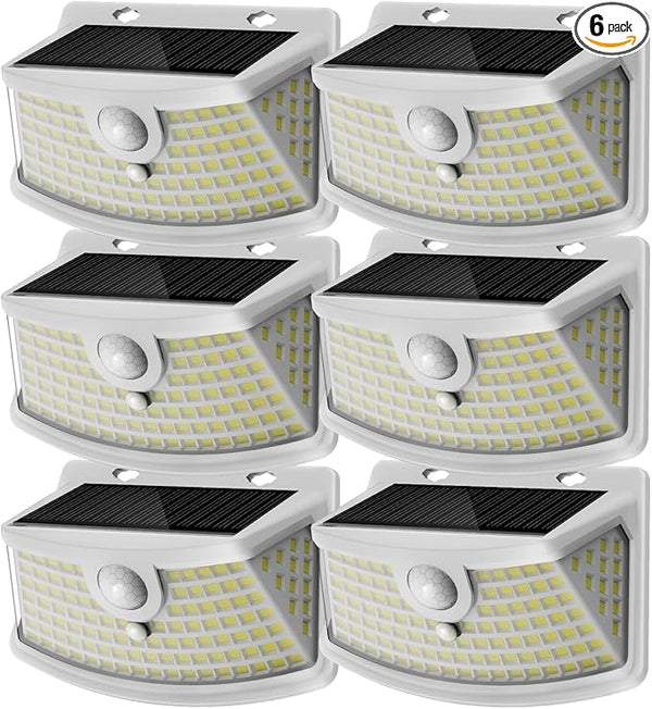 Aootek New Solar Motion Sensor Lights 120 LEDs with Lights Reflector,270° Wide Angle, IP65 - Outdoor Path Light | Lumora