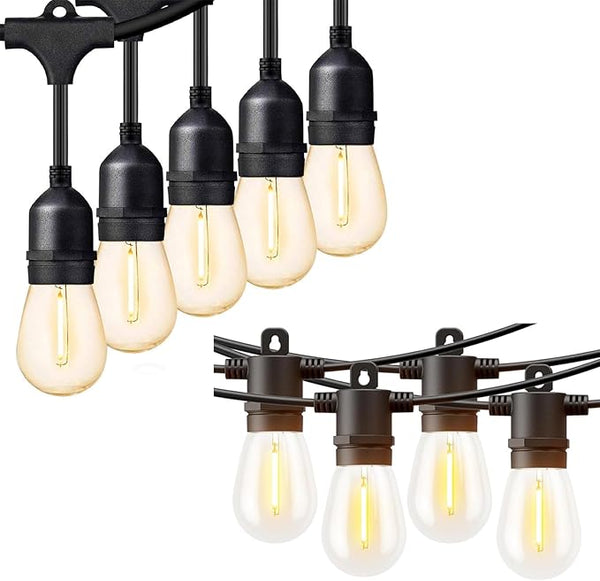 Svater Outdoor String Lights 255 FT, Patio Lights Waterproof IP65 with Shatterproof LED Bulbs, Commercial Grade | Lumora