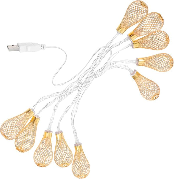 STOBAZA Wave Drop LED String Lights USB Indoor Outdoor Hanging Lights for Party Patio Holiday and Wedding Decor | Lumora