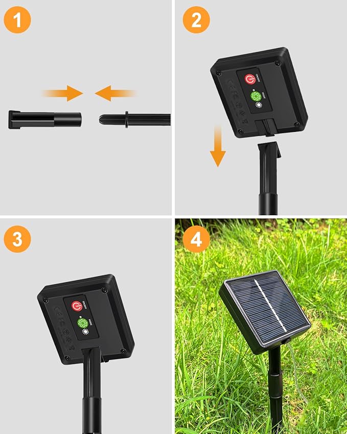 btfarm 2 Pack Solar Rope Lights Outdoor, 120LED 46FT Solar String Lights Outside Waterproof, 8 Lighting Modes Solar Powered Strip Light for Garden Tree Christmas Yard Party Wedding Decor, Warm White
