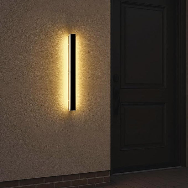 31.5 Inch Long Outdoor Modern Wall Light, 3000K Warm Light Outdoor Wall Sconce, Waterproof Ip65 Linear Wall Sconce | Lumora
