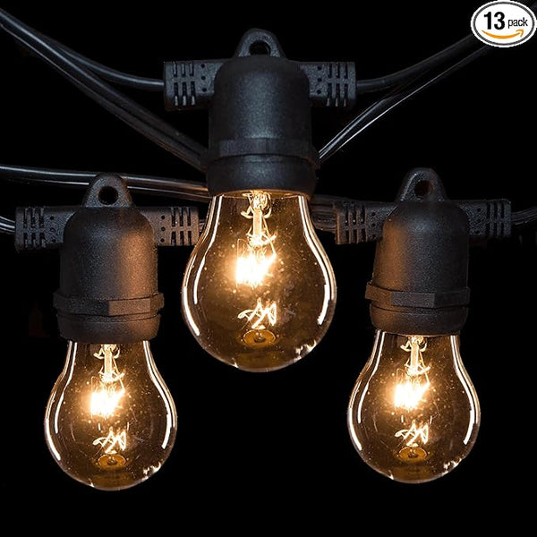 Hometown Evolution, Inc. E26 Commercial String Lights with 16 Gauge Wire (24 Foot 12 - Outdoor Security Flood Light | Lumora