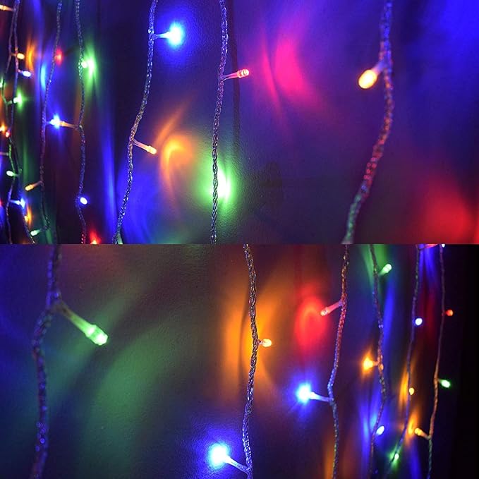 98FT 200 LEDs String Lights Waterproof Fairy Lights 8 Modes with Memory 30V Power Supply for Home, Garden, Wedding, Party, Christmas Decoration Indoor Outdoor (Multicolor)