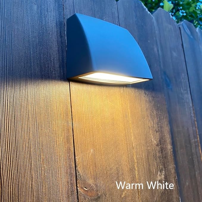 Low Voltage Landscape Lighting Deck LED Lights,Outdoor Stair Light Railing Fence Post Lights Cast Aluminum 5W 12-24V Weatherproof Bronze Finish 2 Packs
