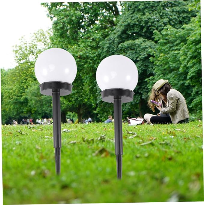 8pcs Solar Lawn Lights Outdoor Garden Pathway Waterproof Solar Bulb Ball Lamps for Yard Landscape Lighting